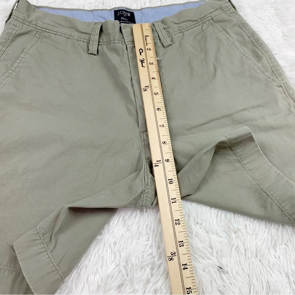 J Crew flat‎ front Reade chino shorts